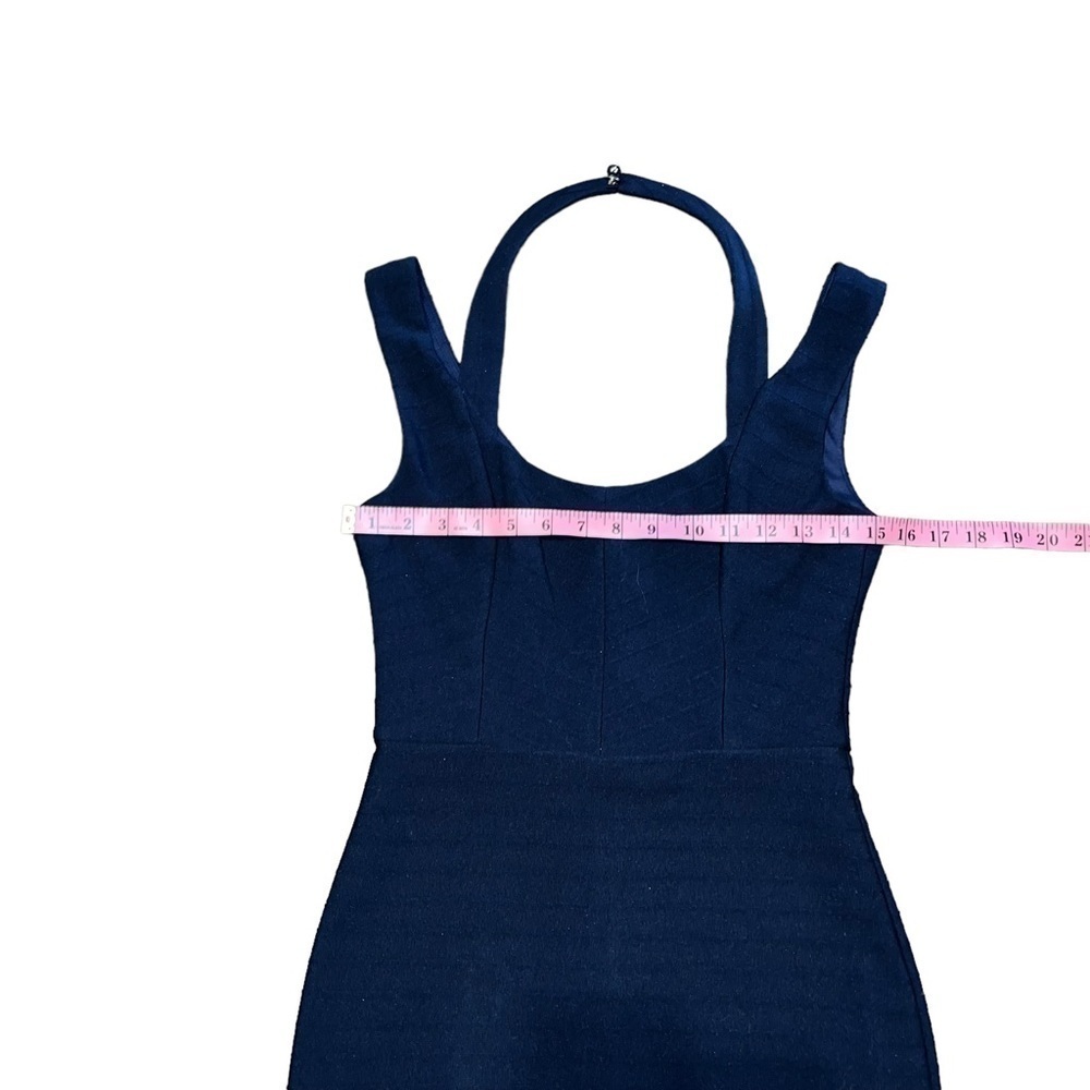 Guess Bodycon Bandage Mini Halter Dress
Navy Blue - Picture 7 of 12